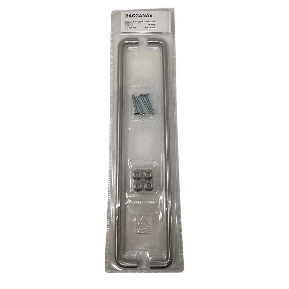 Bagganäs Stainless Steel Cabinet Handles Mounting Screws 13 3/16